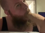 Husband feminized and facial!