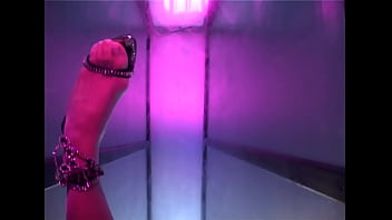 Jane Darling Masturbates While Wearing Angel Wings And Stilettos