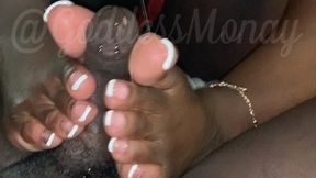 RED HOT FRENCH FOOTJOB BY GODDESSMONAY