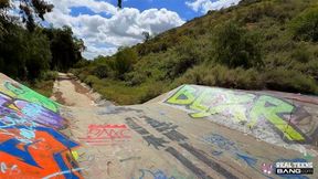 Bang! Real Teens Isabella Jules Outdoor Sex Turns Into Wet Hotel Cumshot Scene