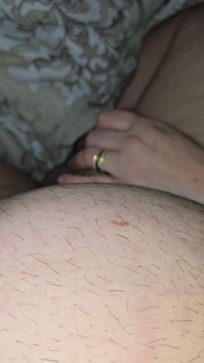 Step mom handjob Indian step son big dick in erection