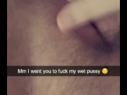 Snapchat complation FTM Transguy masturbating