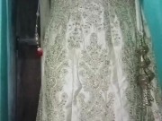 Indian Gay Crossdresser Gaurisissy xxx sex in Golden Lehanga