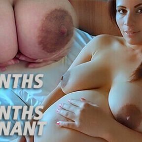 British babe two stages of pregnancy