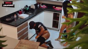 Quick Fuck on the Kitchen