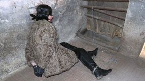 Captive in a fur coat