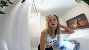 Danielle Brushing Her Hair In The Mirror 6 (4K)