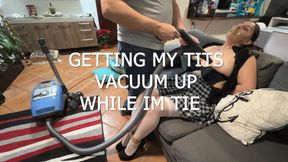 GETTING MY TITS VACUUM UP