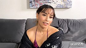 Aria Lee's petite frame gets a BJRAW in a BTS interview