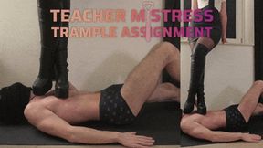 Your Teacher Mistress Trampling You in KOI High Platform Boots (Double Close Version) - TamyStarly - Stomping, Body Trample, Crush, CBT, Domination, Femdom