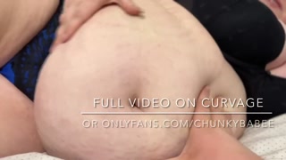 Feedee BBW stuffed with Eclairs by Feeder. Huge Weight Gain Stuffing! Chunkybabee