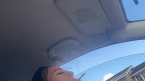 Smoking in passenger seat