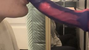 A bit of Deep Throating Practice