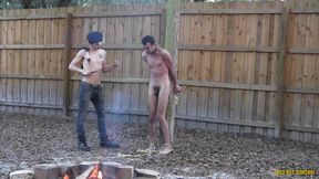 Dom Jaiden Fox Arouses Bondaged Twink With His Flogger