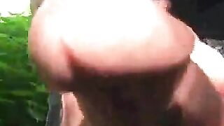 Outdoors Anal Adventure - Hunks Fucking Bareback in Nature