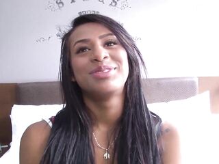 CARNEDELMERCADO - (Indira Uma, Alex Moreno) - Brunette hair Black Latin chick Colombiana Has Her Ideal Large Booty Oiled And Her Cunt Banged