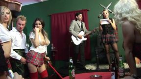kilted babes wild dp orgy