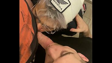 Skinny Argentinian Twink and my Husband Suck my Big Cock