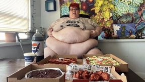 Gluttony Chronicles: SSBBW Eats enough food for an Entire Party of People HD