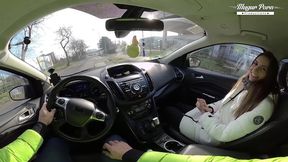 lili charmelle - a car stop for fuck and creampie