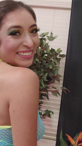 Unforgettable moment from &quot;Skinny Cutie Pie Amber Summer Asks Nade Nasty For Sloppy Sex&quot;
