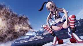 Kantai Collection - Shimakaze Live Fire Dildo (A XXX Parody)
