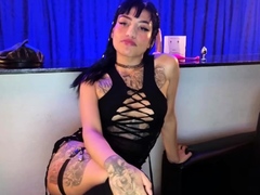 Jerking off shemale tranny solo play