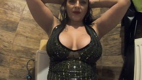 Desperate to Pee - Shiny Leather Boots, Ripped Pantyhose and Intense Pee Fetish Play