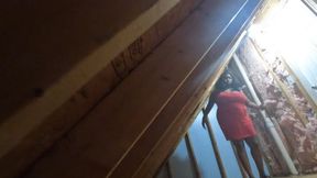 Giantess and Teenie in Attic POV 1080