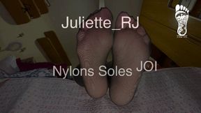 Juliette_RJ Soles JOI on black sheer nylons - FOR MOBILE DEVICES USERS - JOI - LONG TOENAILS - FOOTJOB MOVES - KNEES HIGH NYLONS - CUM COUNTDOWN - SOLES - WRINKLED SOLES - OPEN TOES - SCRUNCHING