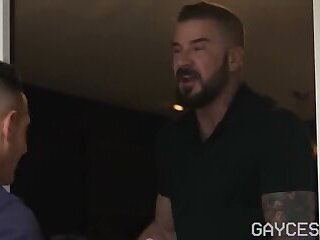 Horny stepbrothers breeding Dolf Dietrich and Jax Thirio raw fucking