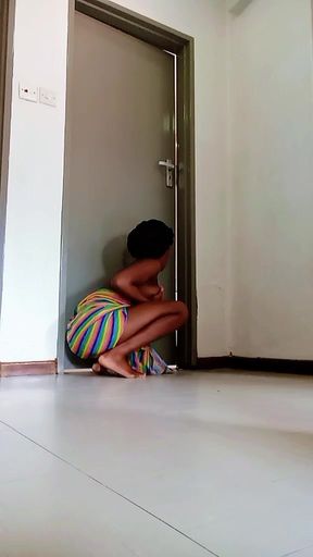 Masturbate while watching my step brother bathing