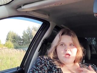 Cuckold spouse gave his plump wife to a border guard to bang her booty and snatch hard and cum on her large breasts