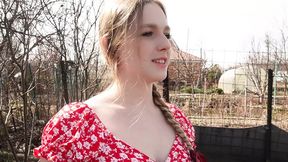 City girl seduces and fucks charming rural farmer