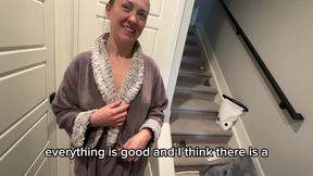 Plumber Handyman Get Rewarded by Deep Throat Cumshot
