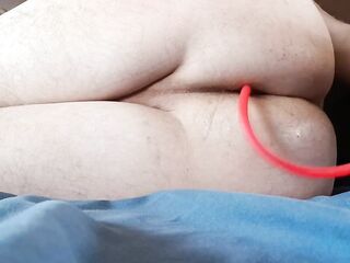 Inflatable buttplug and huge toy dilate me