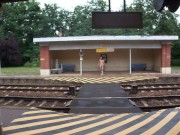 TOTALLY NAKED AT THE STATION