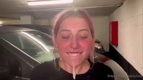 Thick Ass Pawg Fucked by BBC at the parking lot - homemade couple POV hardcore