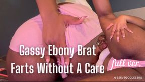Gassy Ebony Brat Farts Without a Care full version - Royal Ro fart ignore hd mp4 1080p