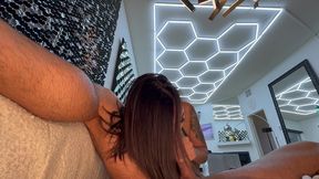 cumming in the air with blaire johnson