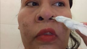 Clearing My Nose in a public restroom