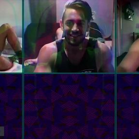 Six Men Get Together On A Video Call Some Fuck Their Holes