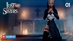 Two lustful girlfriends in a 3D animated cartoon fantasy fuck game