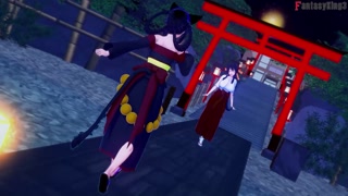 Rias Gremory kimono temple fucked | HS DXD NTR madnees E9 |Full &amp; POV on patreon: Fantasyking3