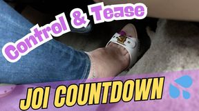 Powerful Pedal Temptation: My Mules, Control, and Tease – JOI Countdown