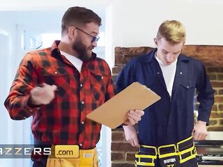 BRAZZERS - Lascivious Maya Rose’s Unexpected Oozes Get Stuffed By Xander Corvus' & Danny D's Large Plumber Tools