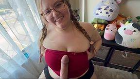 You fuck better than my boyfriend POV titty fuck and missionary