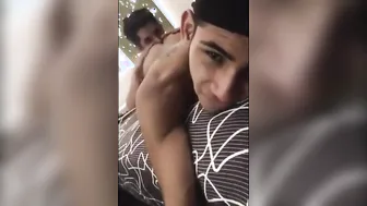 Young twink gets rimmed while filming amateur video