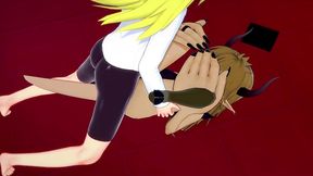 crim with the demon girl from the front office - interspecies reviewers