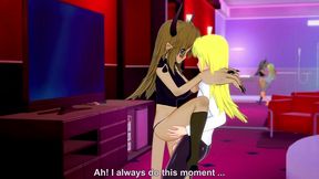 crim with the demon girl from the front office - interspecies reviewers